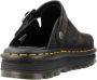 Dr. Martens ZebZag Suede Mules Black- Black - Thumbnail 7