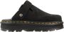 Dr. Martens ZebZag Suede Mules Black- Black - Thumbnail 8