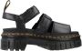 Dr. Martens Zwarte 3-Strap Sandalen Black Dames - Thumbnail 5