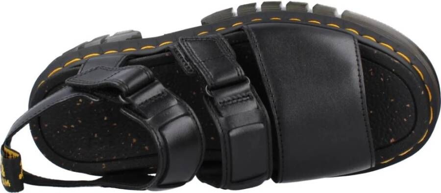 Dr. Martens Zwarte 3-Strap Sandalen Black Dames