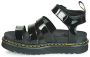 Dr. Martens Zwarte Platte Sandalen met Verstelbare Enkelband Black Dames - Thumbnail 4