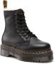 Dr. Martens Zwarte Bontgevoerde Laars Black Heren - Thumbnail 2