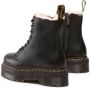 Dr. Martens Zwarte Bontgevoerde Laars Black Heren - Thumbnail 3
