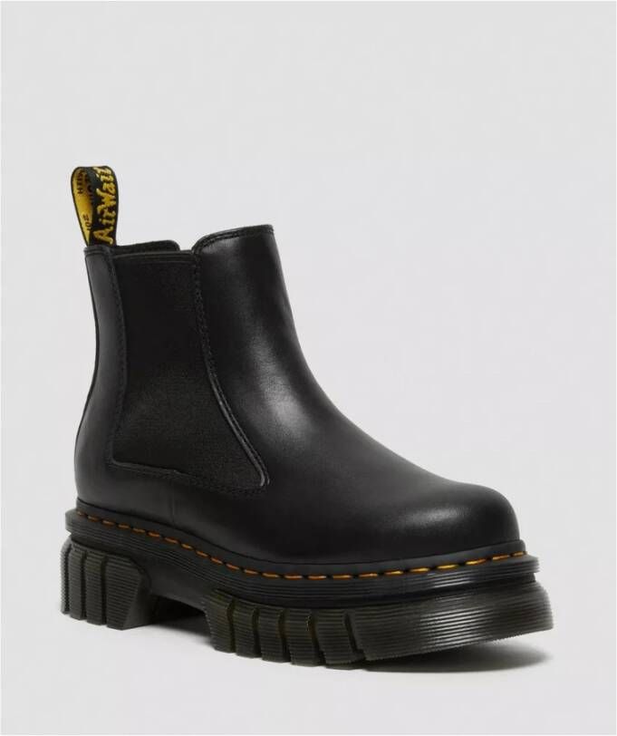 Dr. Martens Zwarte Chelsea Laarzen met Innovatieve Zool Black Dames