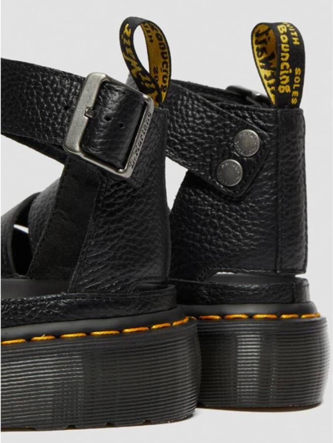 Dr. Martens Zwarte Clarissa Quad Sandaal Black Dames