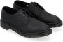 Dr. Martens Zwarte Gehamerde Leren Derby Schoen Black Heren - Thumbnail 2