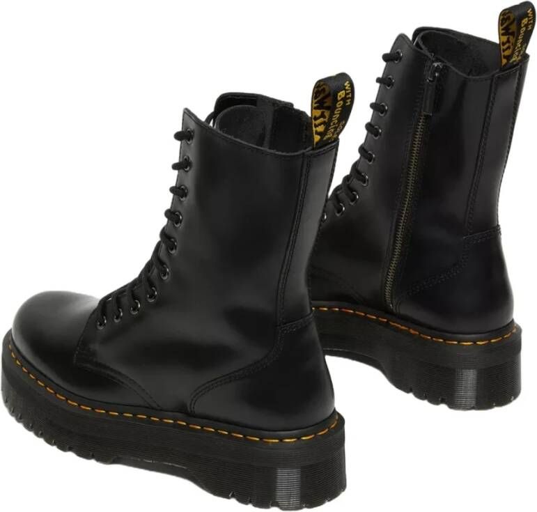 Dr. Martens Zwarte Jadon Hi Platform Laarzen Black Dames