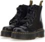 Dr. Martens Zwarte Leren Platformlaars met Decoratieve Stiksels Black Dames - Thumbnail 15
