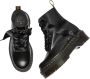 Dr. Martens Zwarte Leren Platformlaars met Decoratieve Stiksels Black Dames - Thumbnail 8