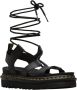 Dr. Martens Minimalistische leren sandalen met unieke veters en lichtgewicht EVA-zool Zwart Dames - Thumbnail 15