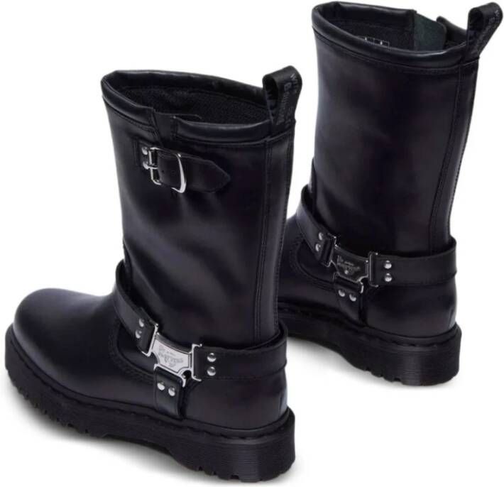 Dr. Martens Zwarte Leren Enkellaarzen