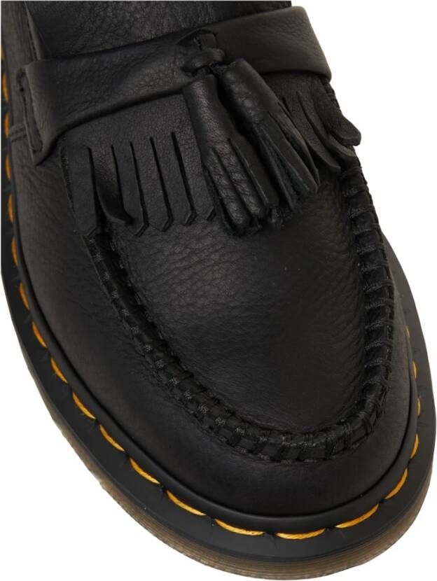 Dr. Martens Zwarte Leren Franje Loafers