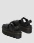 Dr Martens Voss Quad Platform Sandals Dr. Martens Zwart Dames - Thumbnail 3