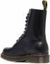 Dr. Martens Zwarte leren platte veterschoenen Black Dames - Thumbnail 4