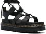 Dr. Martens Minimalistische leren sandalen met unieke veters en lichtgewicht EVA-zool Zwart Dames - Thumbnail 14