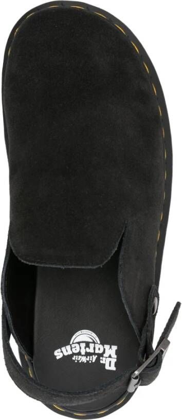 Dr. Martens Zwarte leren sandalen met luchtkussenzool