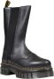 Dr. Martens Zwarte Leren Laarzen met Elastische Inzetstukken Black Dames - Thumbnail 13