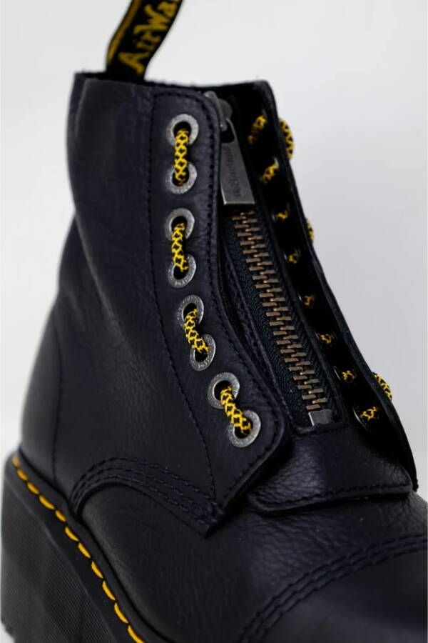 Dr. Martens Zwarte leren veterlaarzen