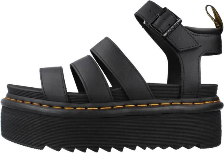 Dr. Martens Zwarte Quad Sandalen Black Dames
