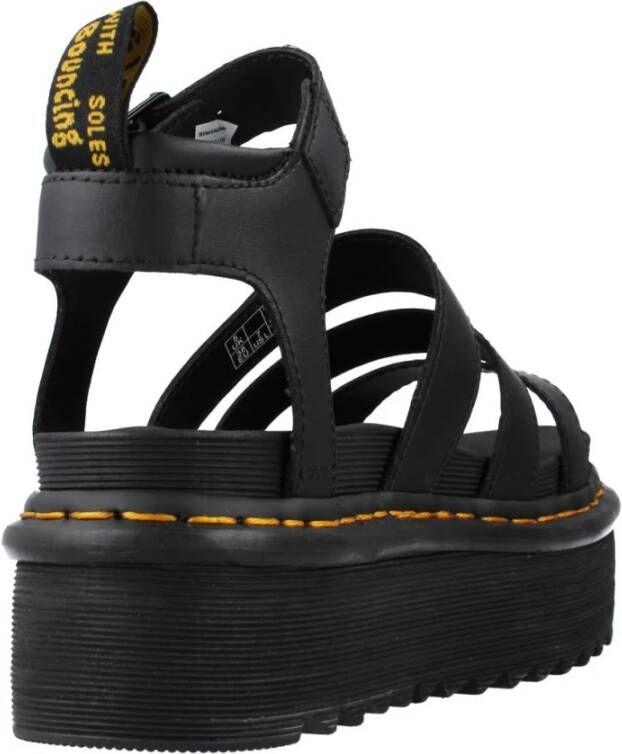 Dr. Martens Zwarte Quad Sandalen Black Dames
