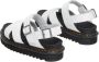 Dr. Martens Voss II Zwart Wit Sandalen voor Dames Black Dames - Thumbnail 9