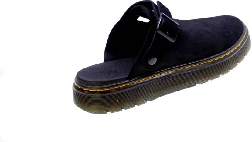 Dr. Martens Zwarte Suède Muiltjes