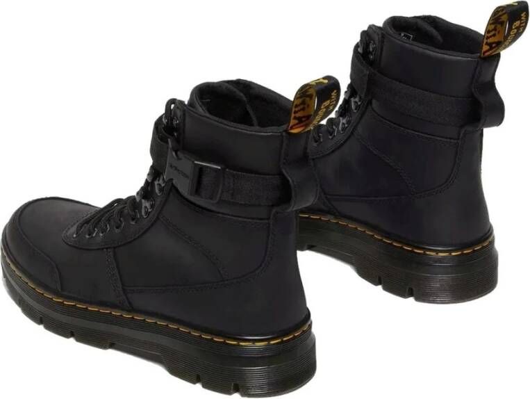 Dr. Martens Zwarte Tech Enkellaarzen voor Mannen Black Heren