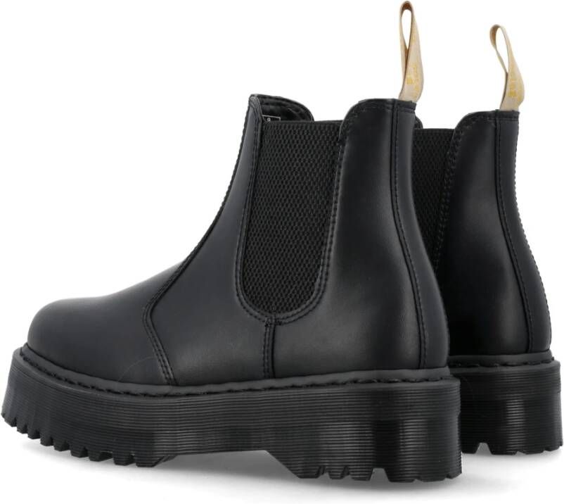 Dr. Martens Zwarte Vegan Platform Chelsea Boots