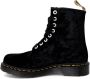 Dr. Martens Verpletterd Fluweel Vegan Enkellaarzen Black Dames - Thumbnail 4