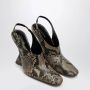 Dries Van Noten Beige Leren Platte Schoenen - Thumbnail 2
