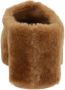 Dries Van Noten Bruine Shearling Muilezels Sandalen Brown Dames - Thumbnail 10
