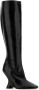 Dries Van Noten Elegante Zwarte Leren Haklaarzen Black Dames - Thumbnail 2