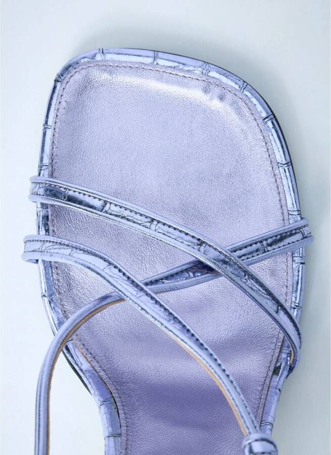 Dries Van Noten Gebogen Sleehak Slingback Hakken
