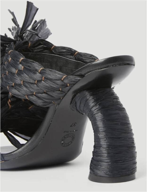 Dries Van Noten Heeled Mules Black Dames