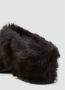 Dries Van Noten Pony Hair Platform Klompen Brown Dames - Thumbnail 6