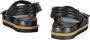Dries Van Noten Stijlvolle leren rubberen slippers sandalen - Thumbnail 2