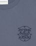 Drole de Monsieur Blauw Slogan Tresses T-shirt - Thumbnail 2