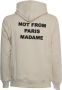 Drole de Monsieur Comfort Fit Hoodie met Slogan - Thumbnail 2