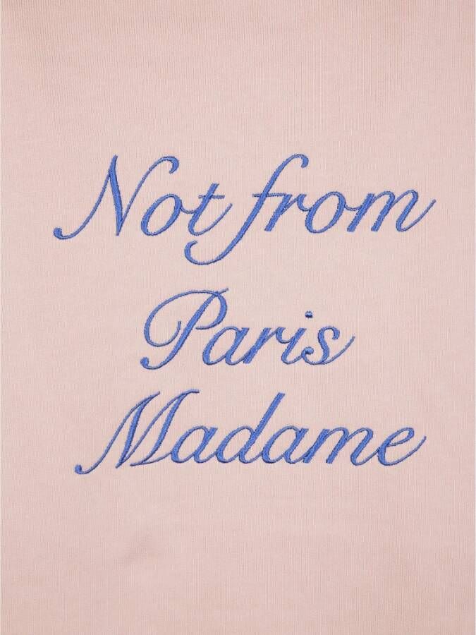 Drole de Monsieur Cursieve Slogan Sweater