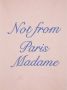 Drole de Monsieur Cursieve Slogan Sweater - Thumbnail 2