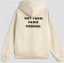 Drole de Monsieur Gedurfde Slogan Hoodie in Beige - Thumbnail 2