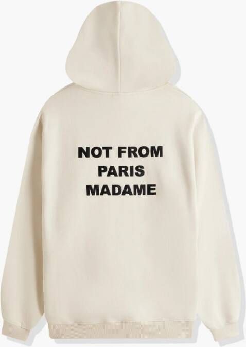 Drole de Monsieur Hoodie met Slogan Avana