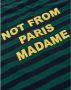 Drole de Monsieur Le T-Shirt Slogan Rayé - Thumbnail 2