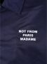 Drole de Monsieur Navy Nylon Slogan Jas - Thumbnail 2