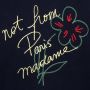 Drole de Monsieur Navy Sweatshirt met Slogan Print - Thumbnail 2