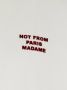 Drole de Monsieur Slogan Print White Crewneck T-Shirt - Thumbnail 2