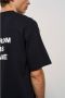 Drole de Monsieur Zwart T-shirt met slogan print - Thumbnail 2