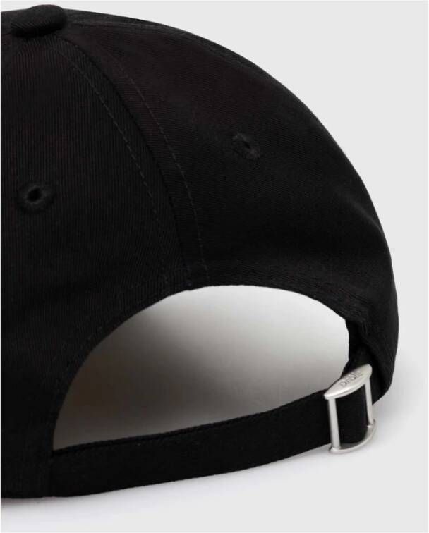Drole de Monsieur Zwarte Slogan Pet Stijlvol Streetwear Accessoire
