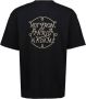 Drole de Monsieur Zwarte Slogan Print T-shirt Vignes - Thumbnail 2