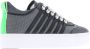 Dsquared2 Maxi Sole Leren Sneakers Worldwide Exclusive Gray Dames - Thumbnail 4